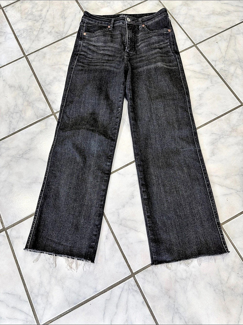 Women's Black Wide Leg Jeans